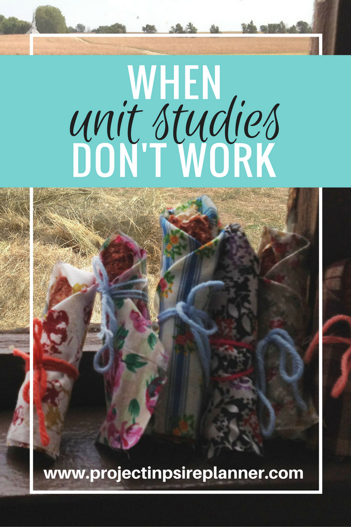 When Unit Studies Don't Work